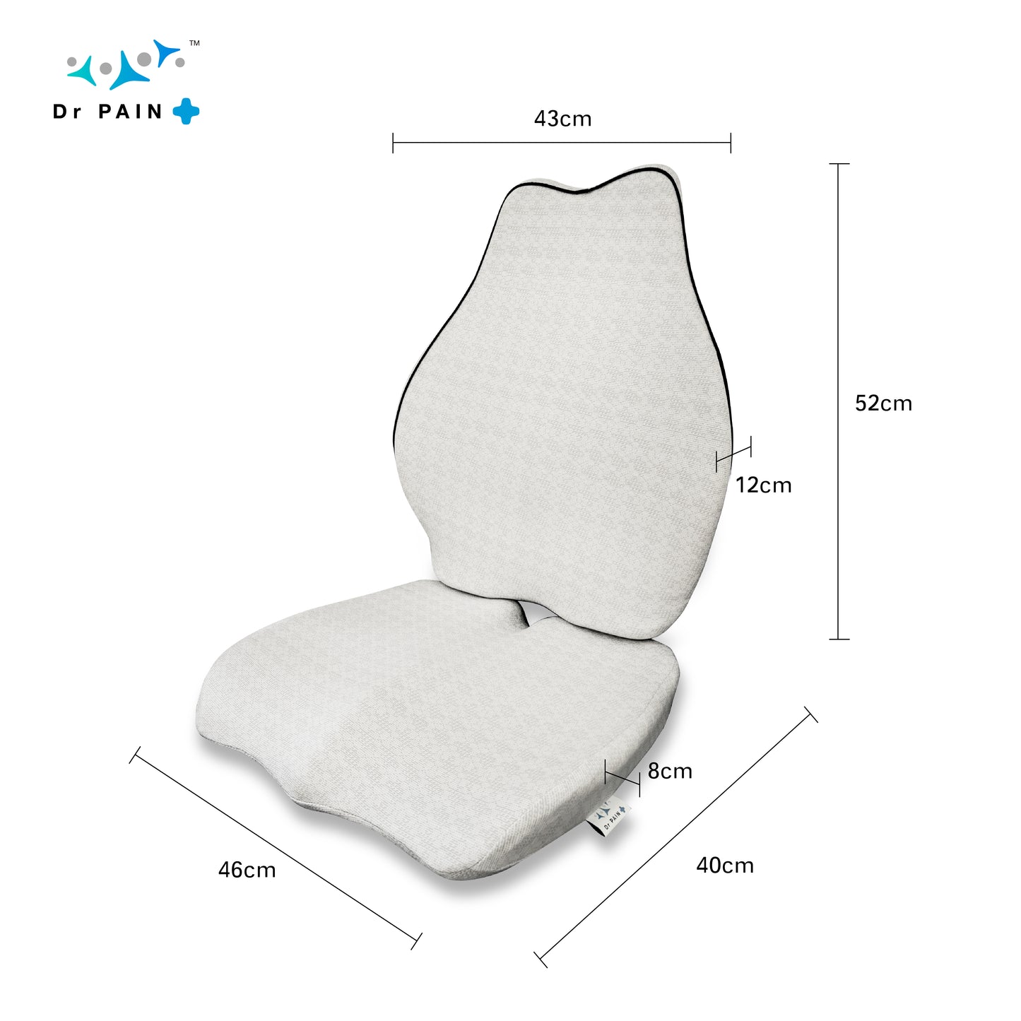 Dr PAIN 醫學套裝(護頸枕 + 護脊坐墊)