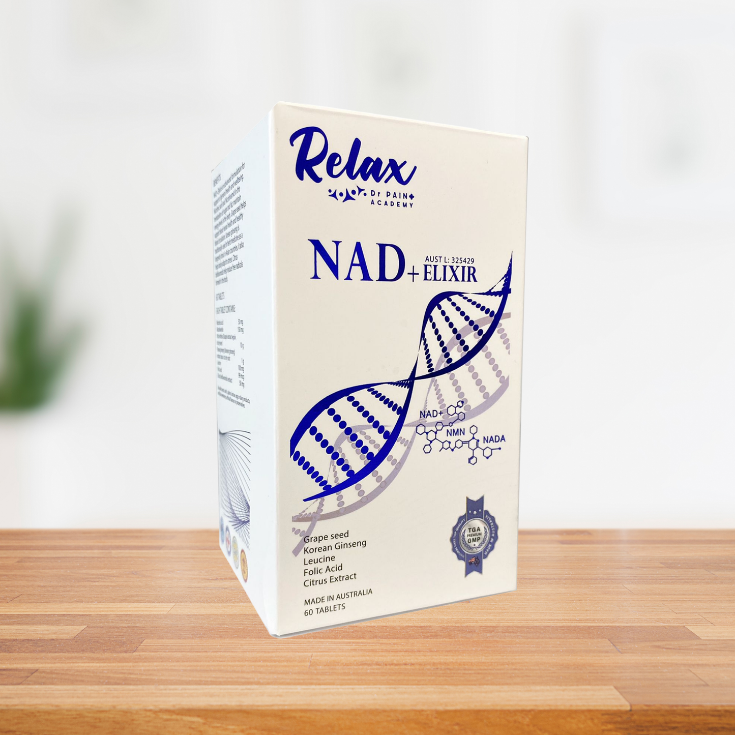 Relax Dr PAIN NAD+ Elixir 煥活丸